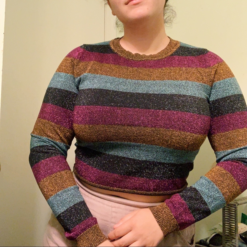 spooky autumn crop sweater 🍂👻